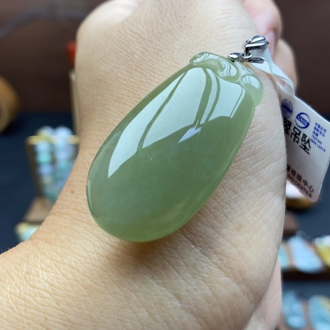 【闪购商品】颈饰银S925镶嵌翡翠21