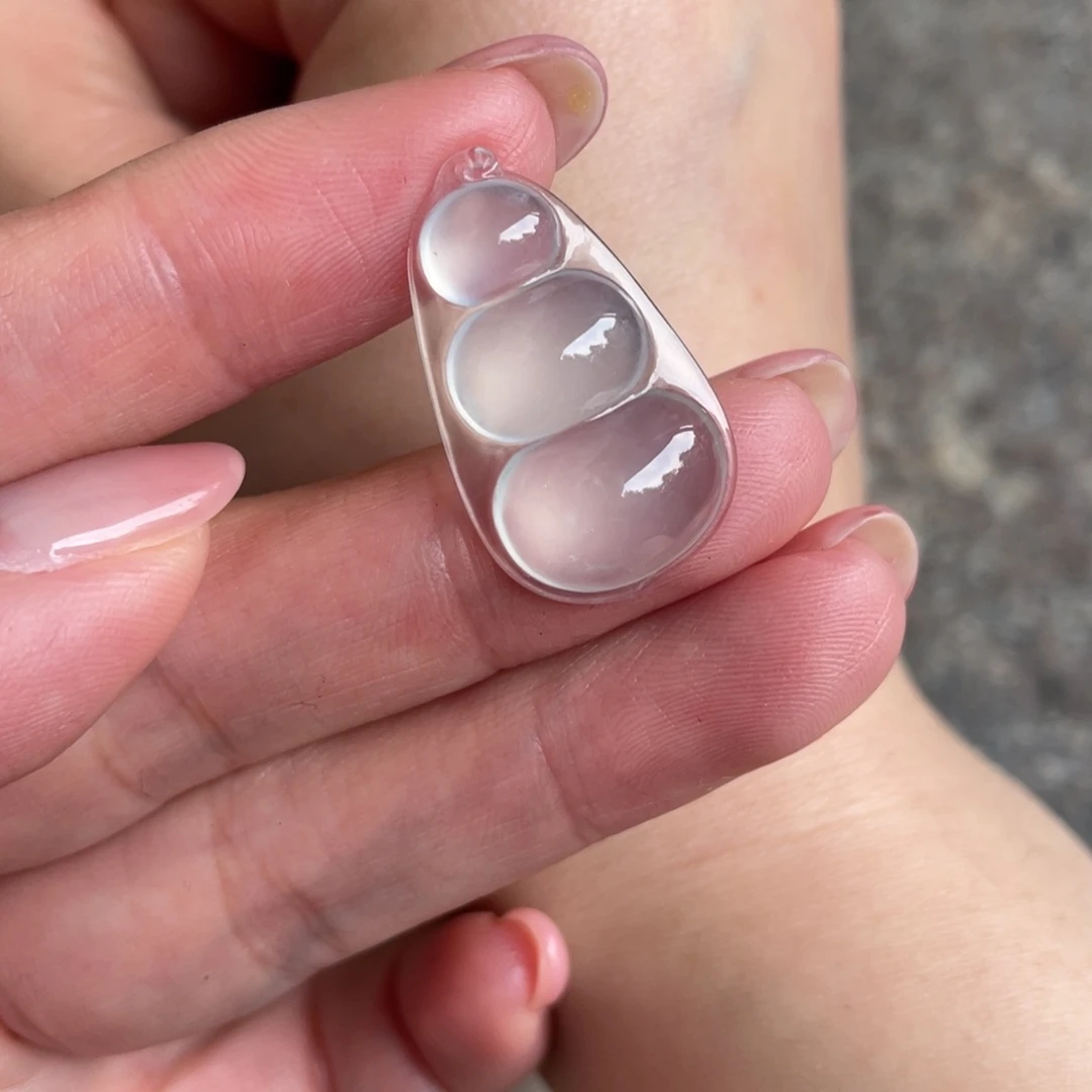 未镶嵌定制翡翠豆子