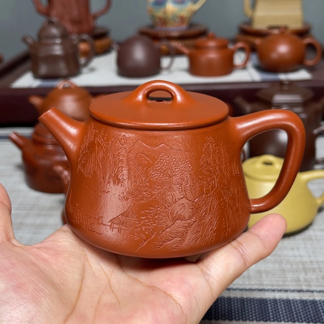 茶壶紫砂全手工制作200cc