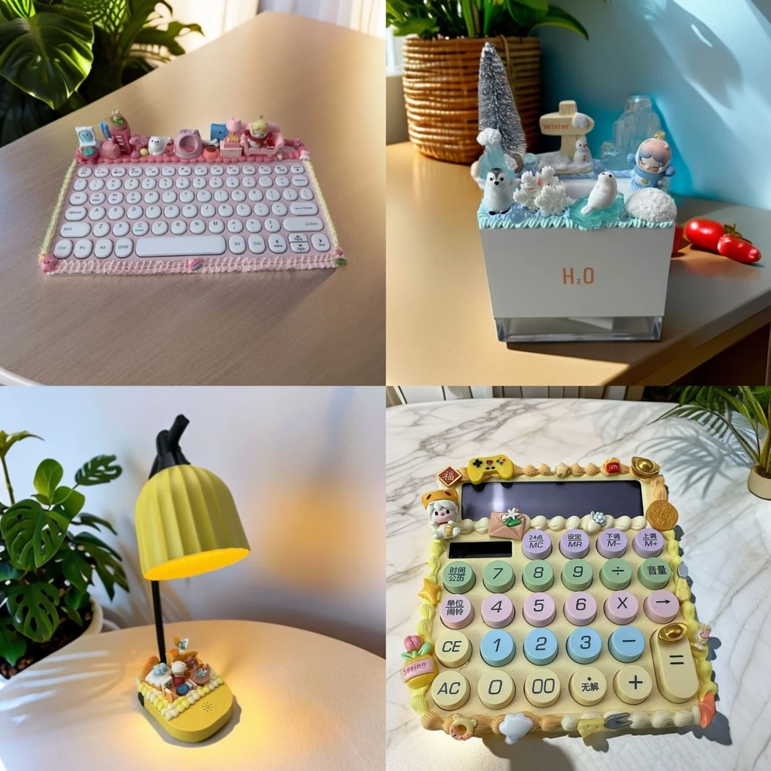 (指定载体)创意手工DIY奶油胶制品