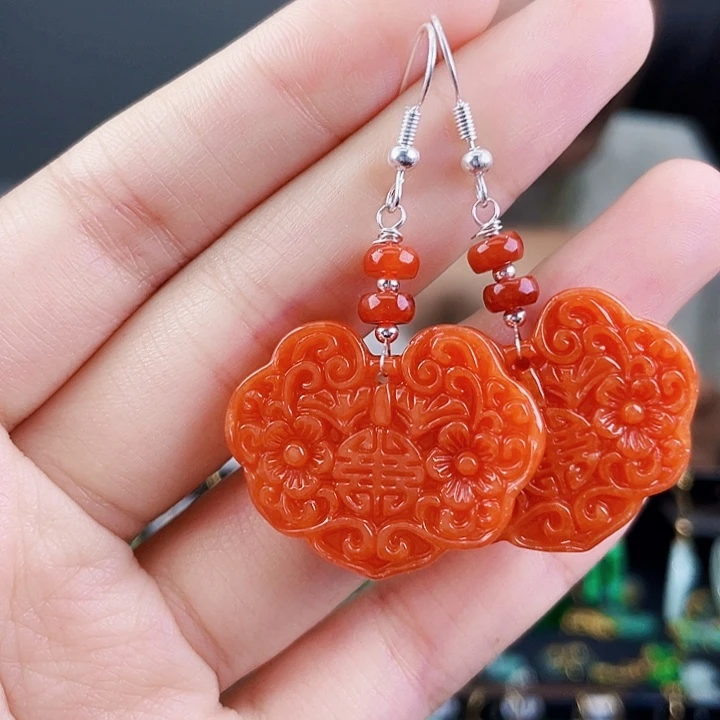 翡翠耳饰未镶嵌饰品