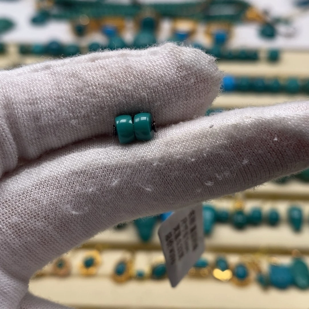 绿松石未镶嵌珠宝奇石5.1mm