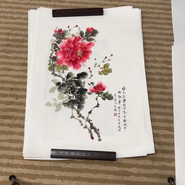 国画花鸟等多种形式