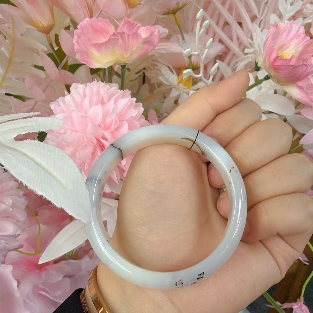 【产品部专享】牛奶咖啡手镯-温婉百搭款-微瑕圈口随机cg