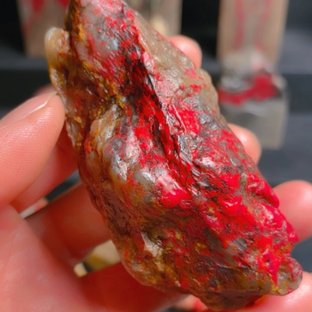 【闪购商品】昌化鸡血石天****人昌化鸡血石原石