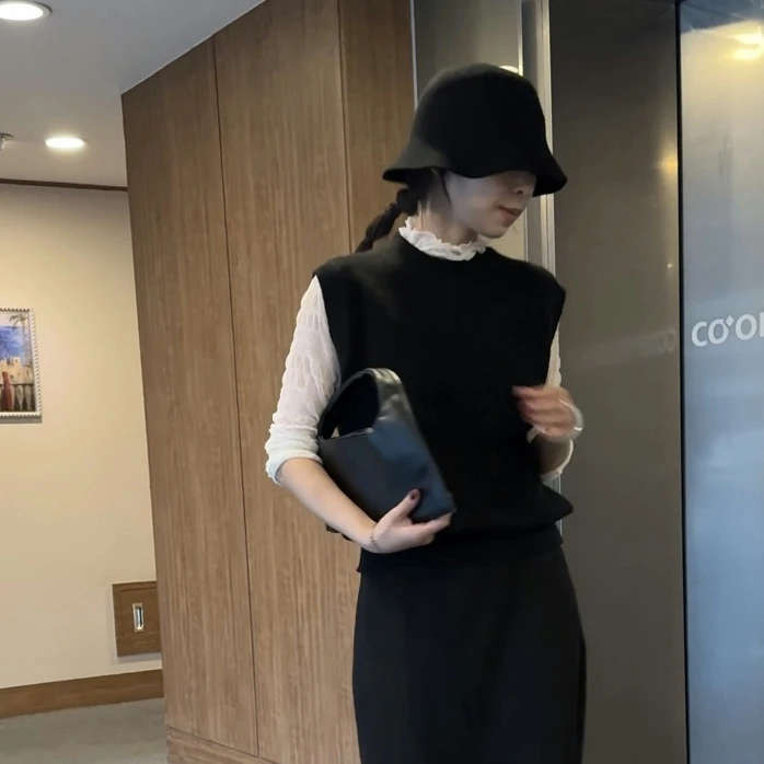 ｛귤 언니｝re自留必入！！气质优雅羊毛马甲