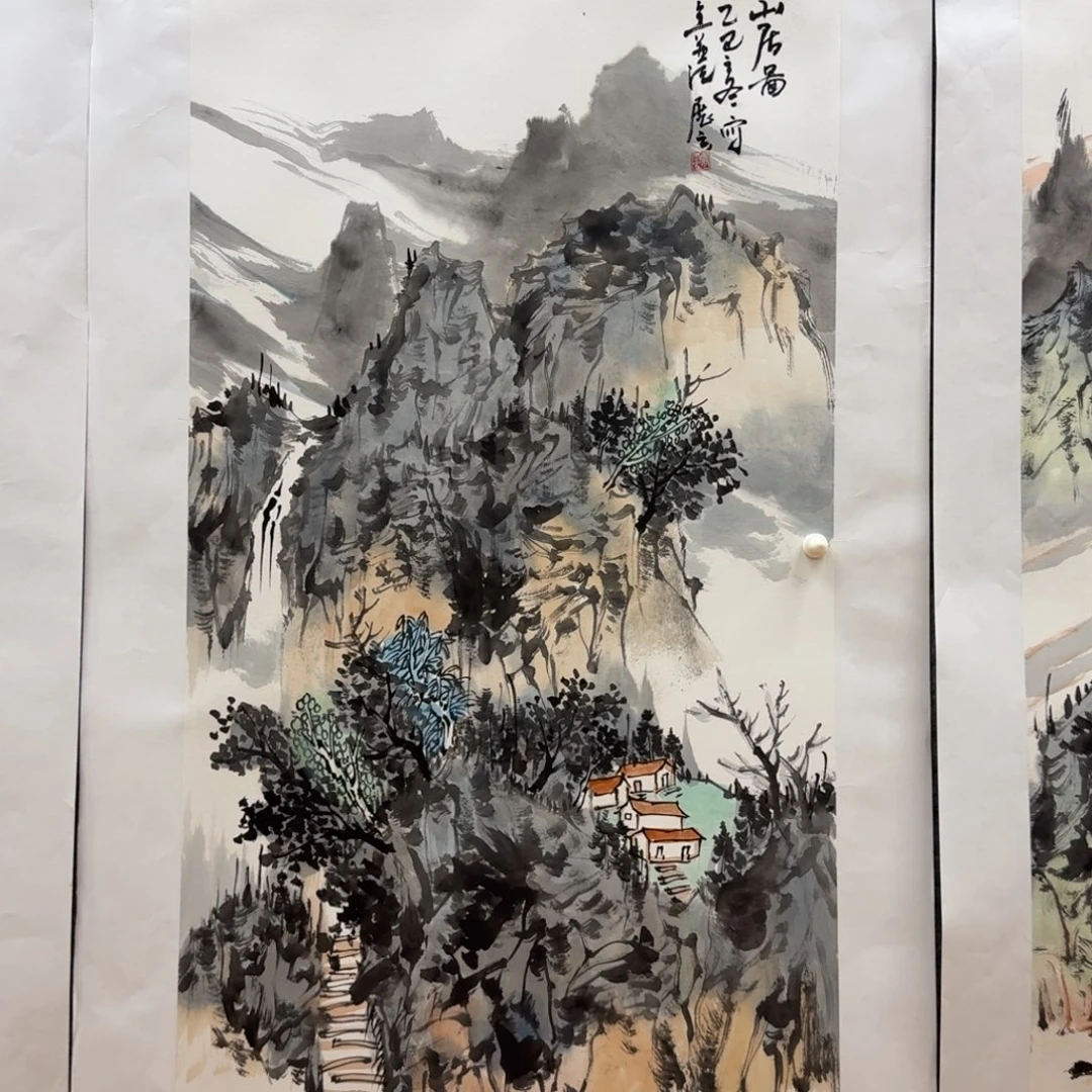 国画周发展三尺山水