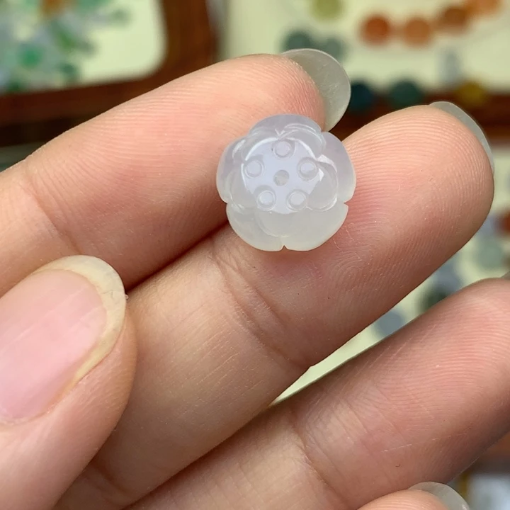 散珠翡翠翡翠莲花珠