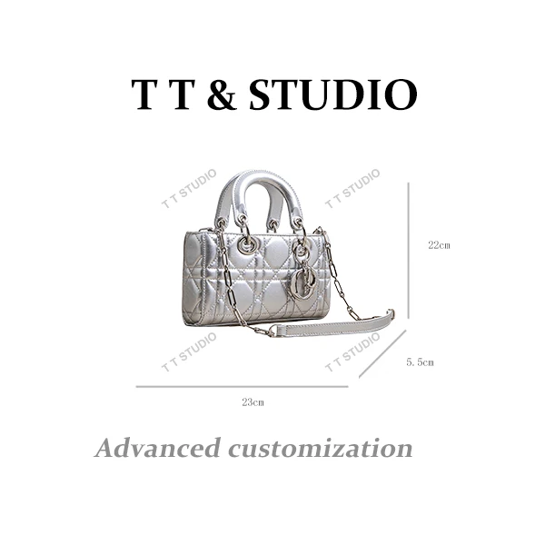 【TT Studio】SK-82317-1-银色RAIN.CUN时尚简约腋下斜跨轻奢女包