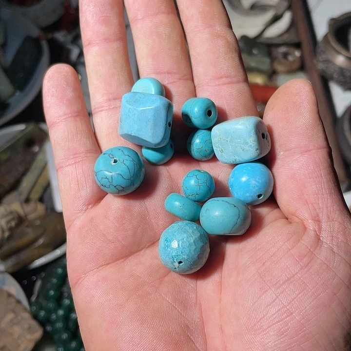 ****6有机玻璃绿色工艺品珠子