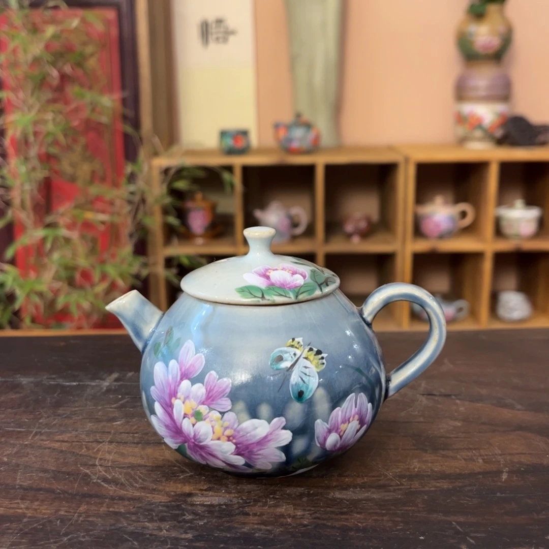 柴烧手工手绘陶瓷