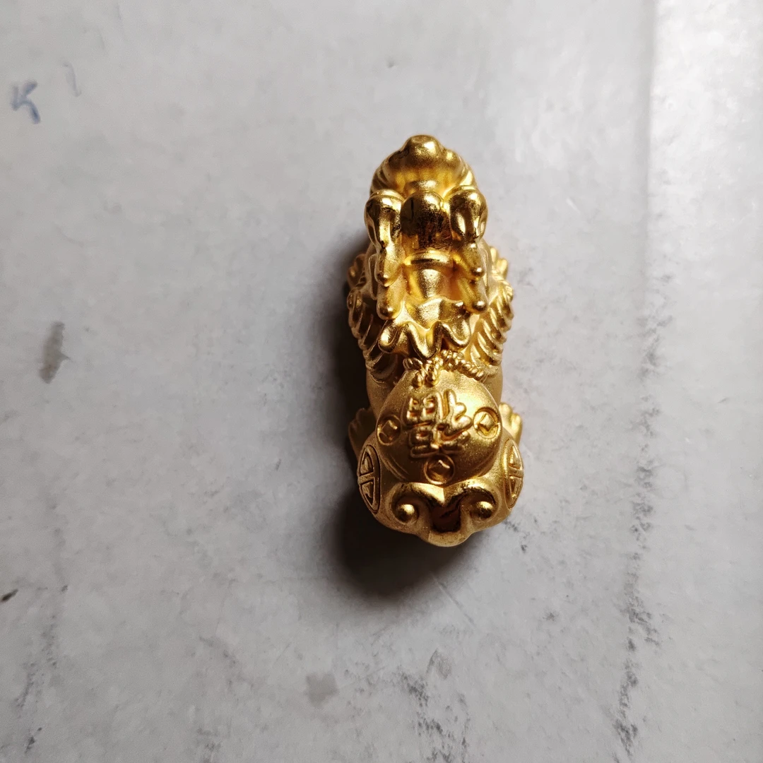 金元宝足金999貔貅珠子首饰