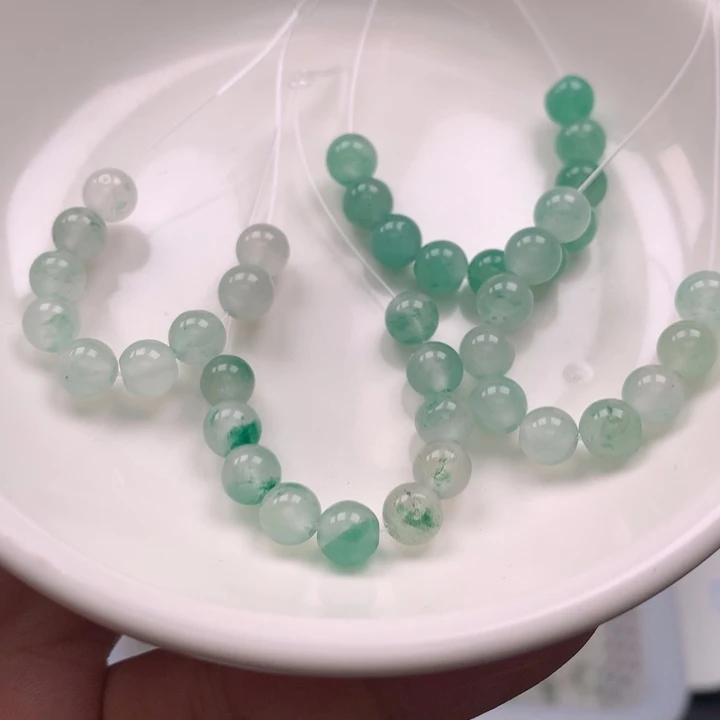 石英质玉未镶嵌颈饰6mm任意一组10粒