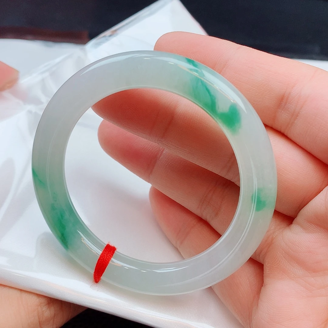 翡翠未镶嵌手镯天然缅甸翡翠A货手镯