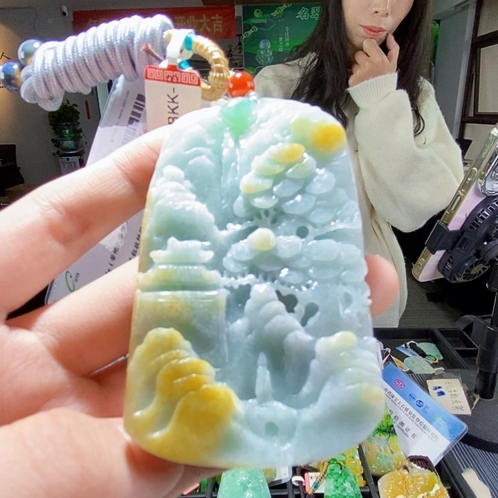 颈饰未镶嵌翡翠翡翠