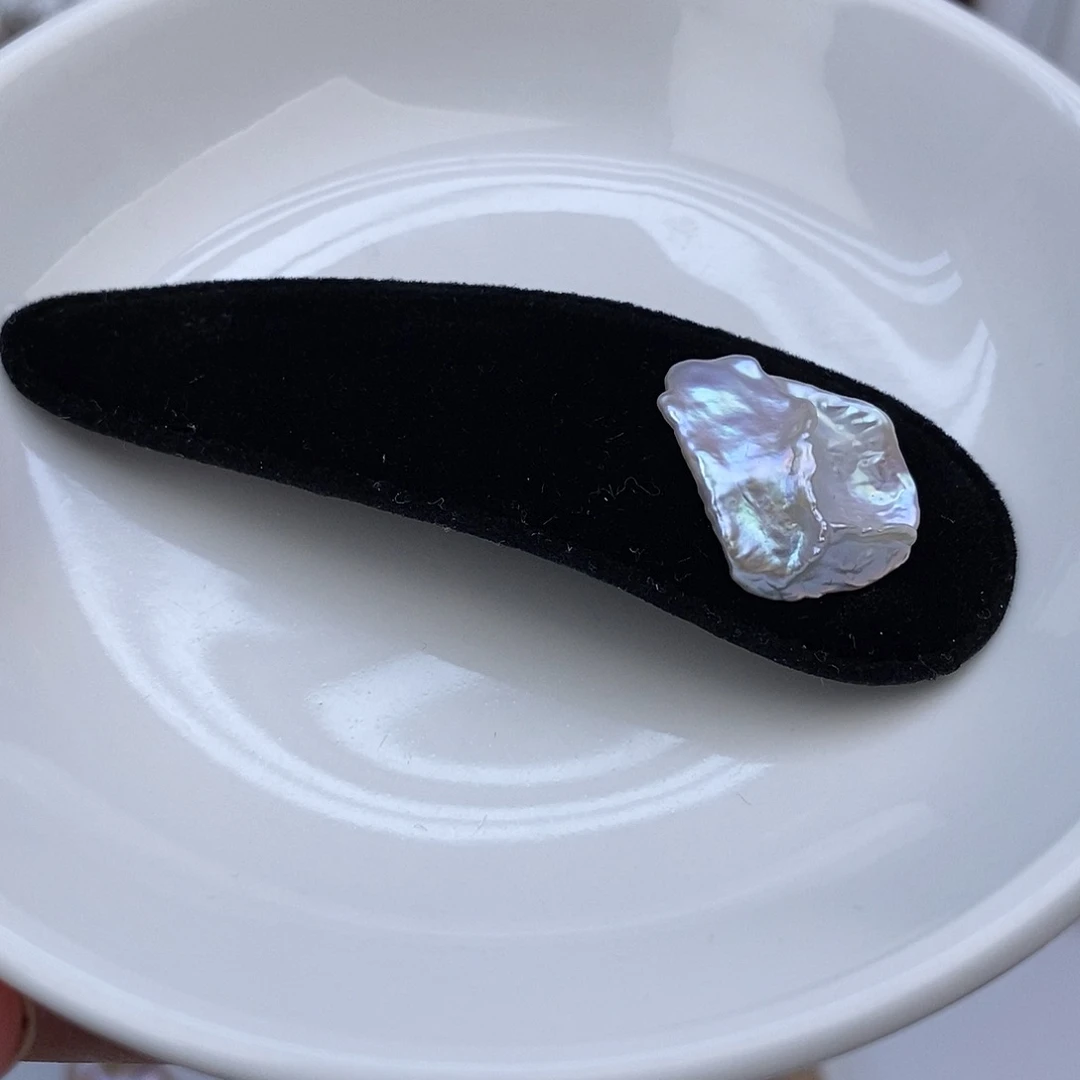 发饰合金淡水珍珠