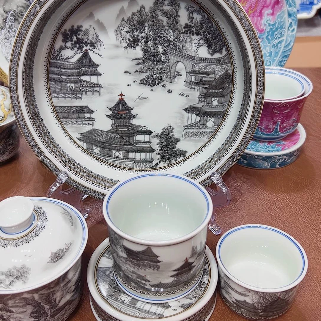 摆件景德镇陶瓷艺术展演厅及景德镇陶瓷艺术