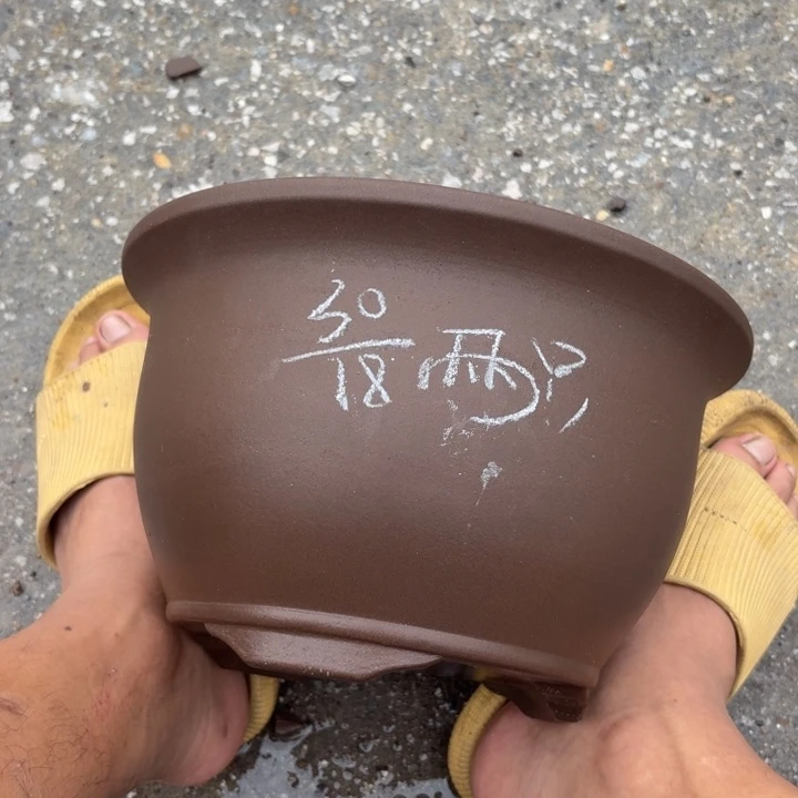 宜兴紫砂花盆，现货发