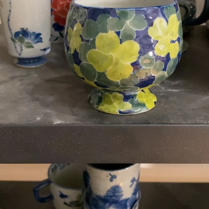 皓***风青花瓷景德镇手绘四叶草被子