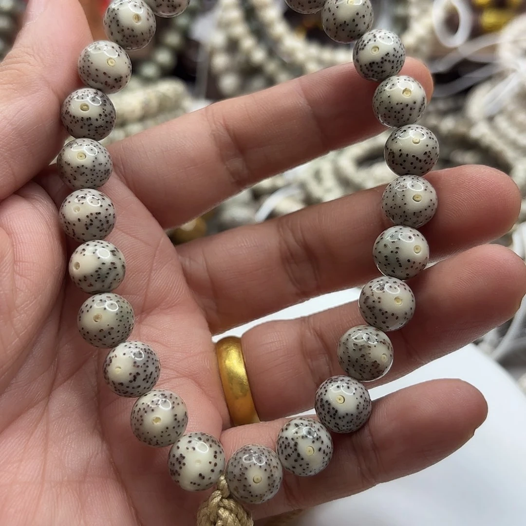 星月菩提吊坠10灰冰果冻手持大留白