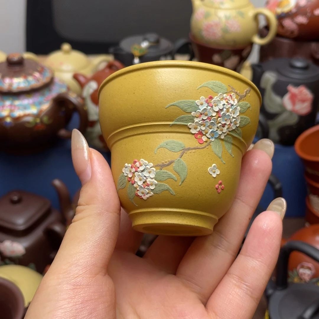 茶杯紫泥紫砂主人杯100cc