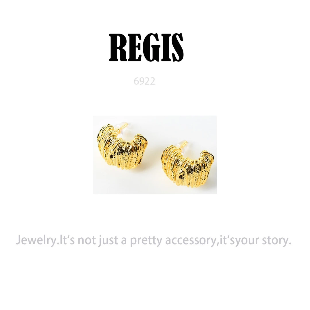 镀K金 REGIS  耳饰～6922