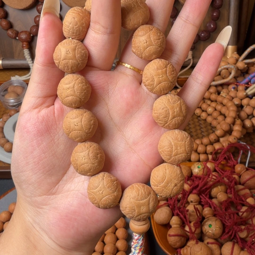 凤眼菩提把件19mm/同树麒麟眼手串