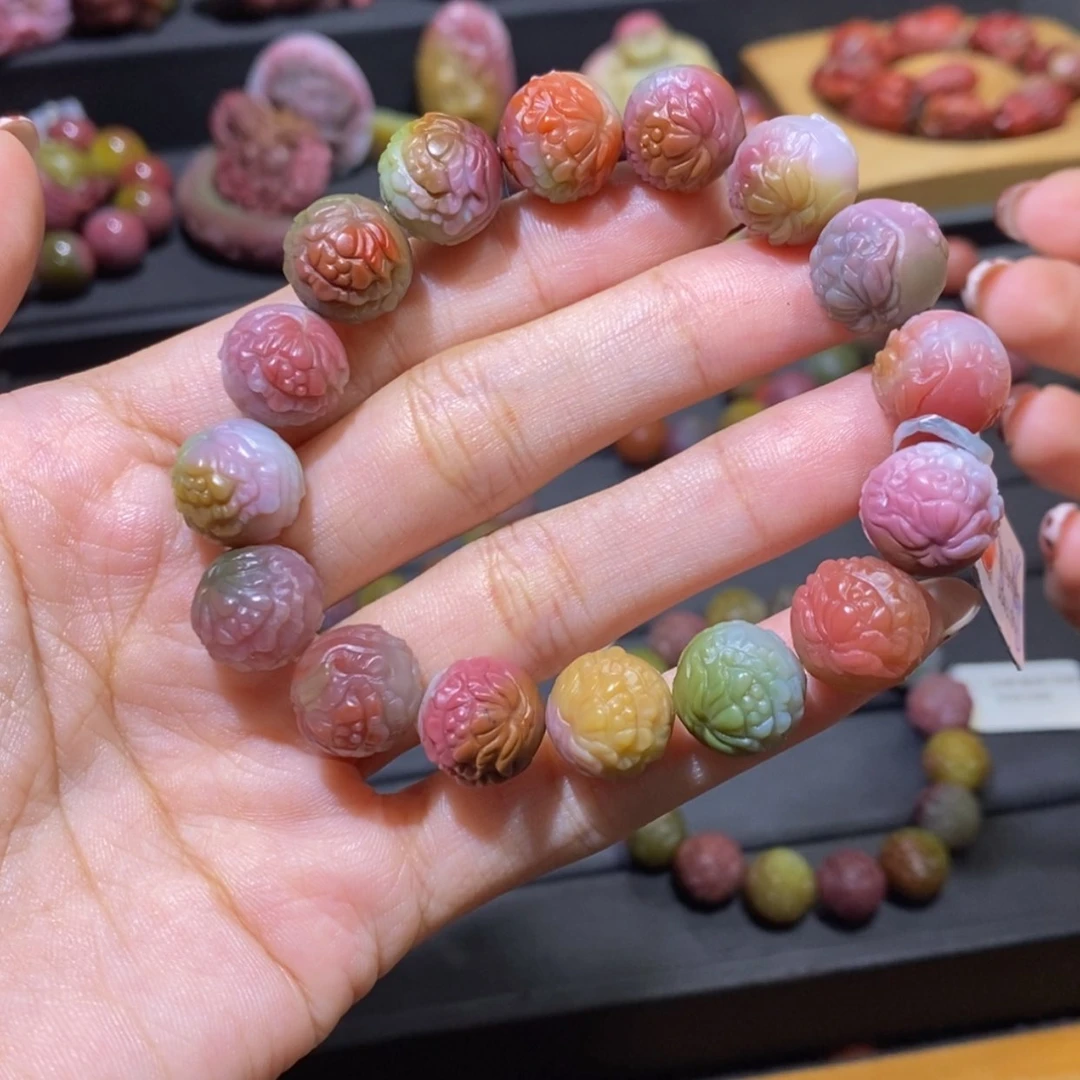【闪购商品】未镶嵌手串玛瑙/玉髓灼****?盐源玛瑙