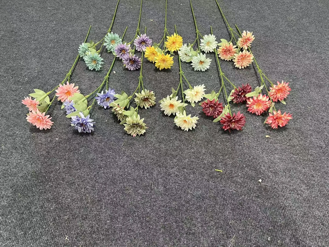婚庆花材松针菊仿真花绢花适合酒店布景装饰