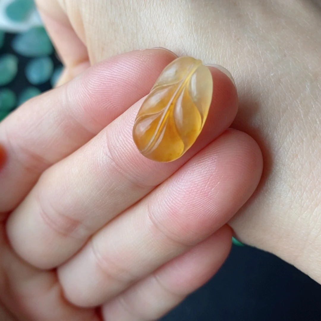 未镶嵌定制翡翠树叶