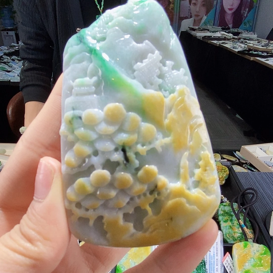 颈饰未镶嵌翡翠翡翠