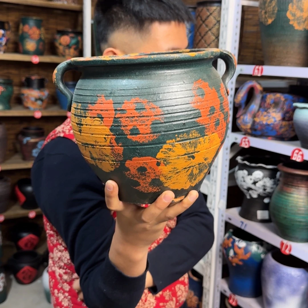 带孔高端浮雕花盆炸炸炸