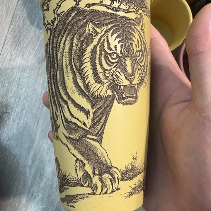 茶杯紫砂自**心全手工制作工艺