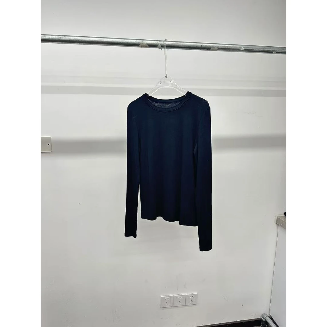 《FGE设计师款》ZJF90059T长袖T恤白色4668