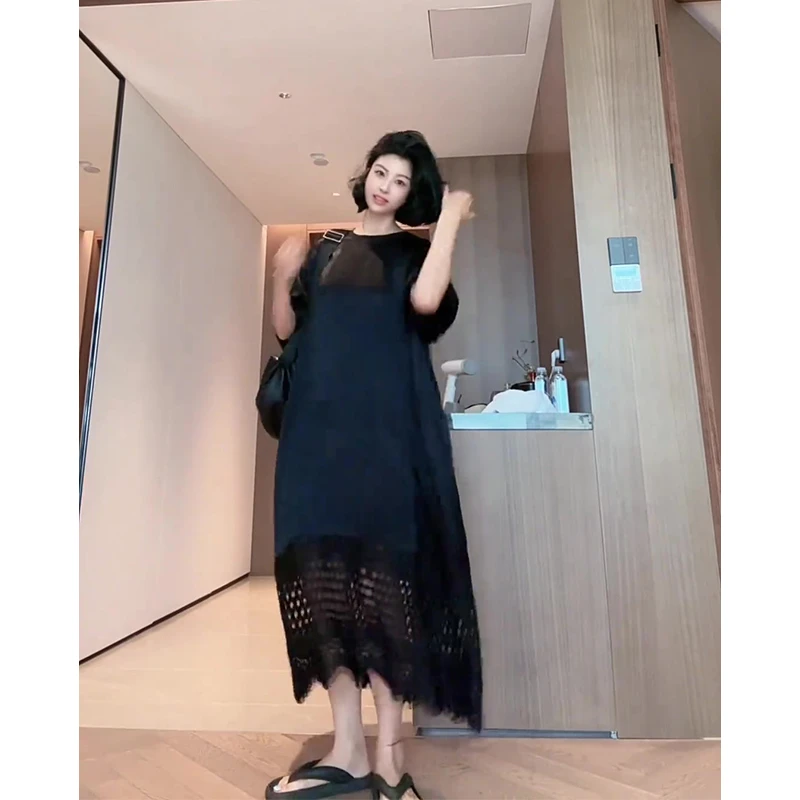 ZUOXIAOQI夏莲醋酸裙33(裙长123/胸围134-144)