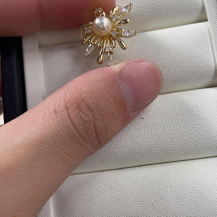 海水珍珠吊坠(不含链)银S925镶嵌