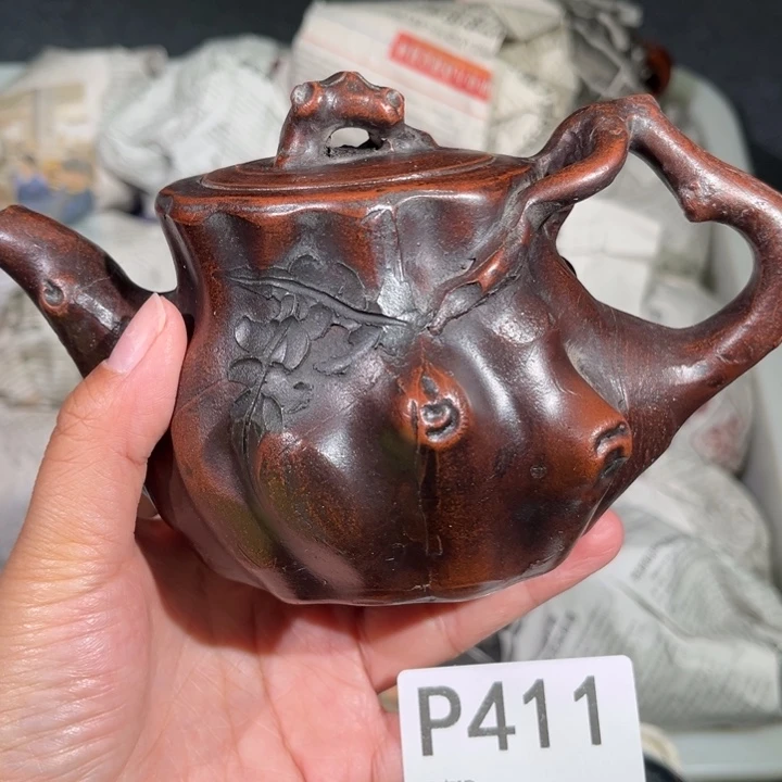 茶壶紫砂紫棋茶壶411