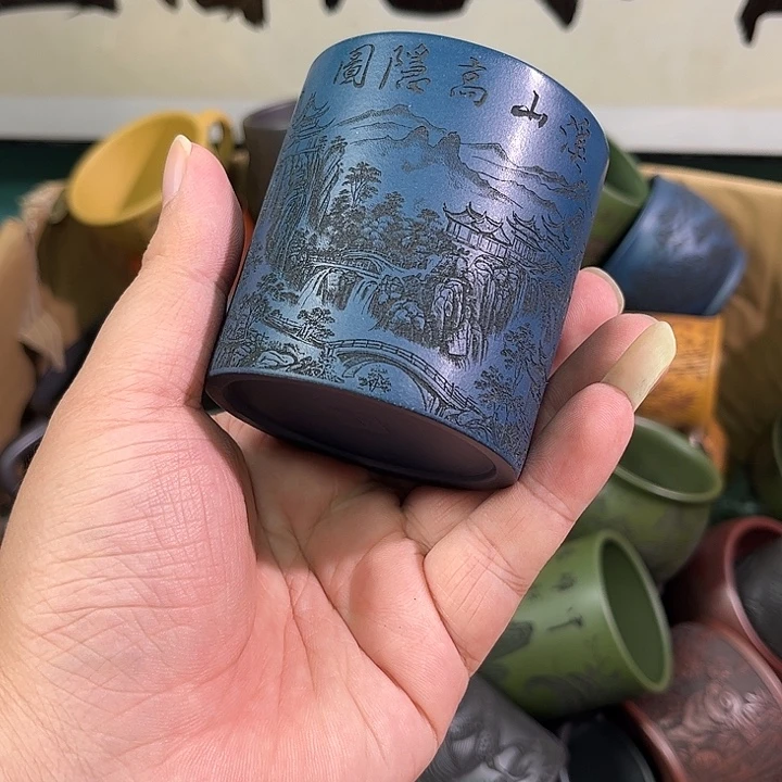 茶杯紫砂全手工紫砂主人杯