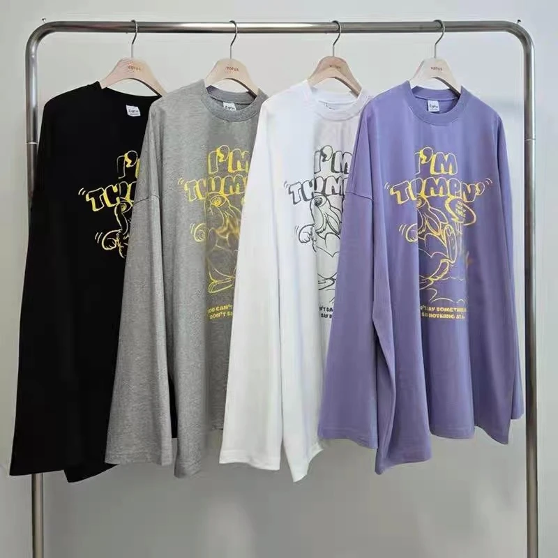 小诺家~韩国东大门现卡通印花宽松男女同款长袖新款