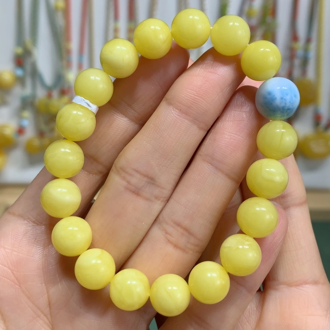 蜜蜡手链未镶嵌10mm尺寸