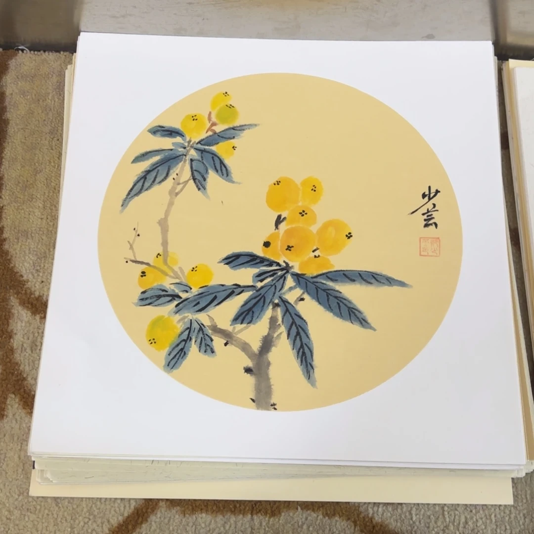 国画33-33卡纸作品艺