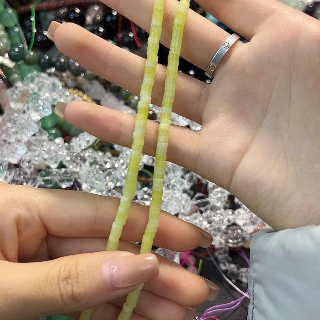 玛瑙/玉髓合金珠宝半成品岫玉直切卡4一条