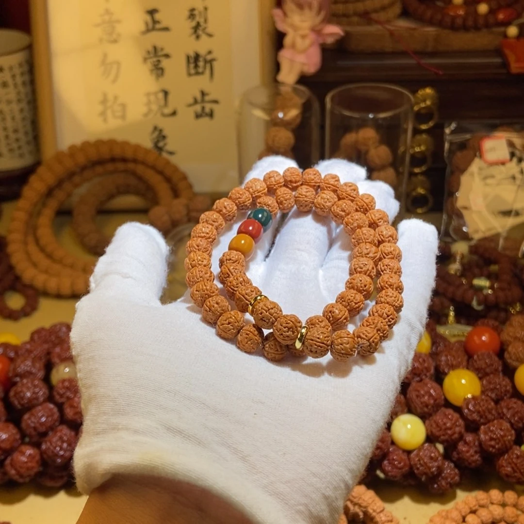 金刚菩提吊坠95原籽双圈