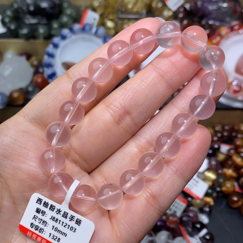 【闪购商品】水晶手链未镶嵌西柚粉水晶
