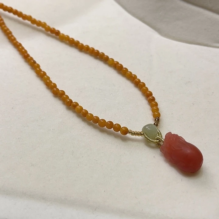 淡水珍珠颈饰合金