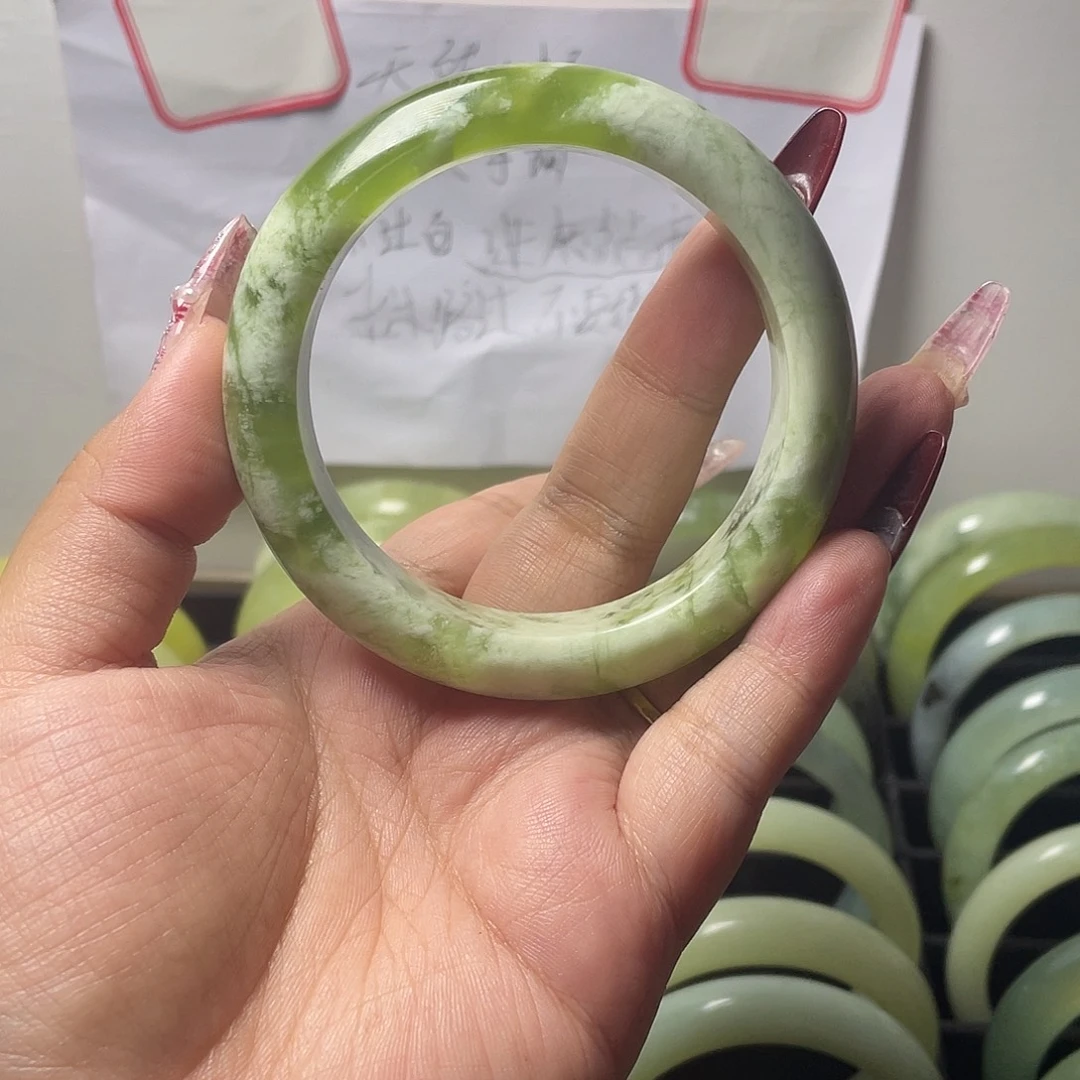 合金蛇纹石玉手镯