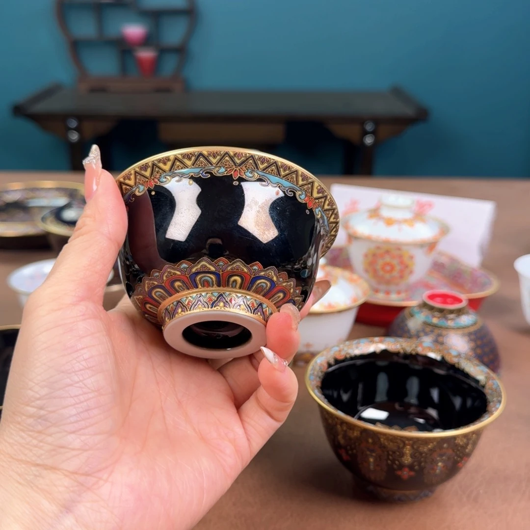 大*陶瓷乌金釉杯杯