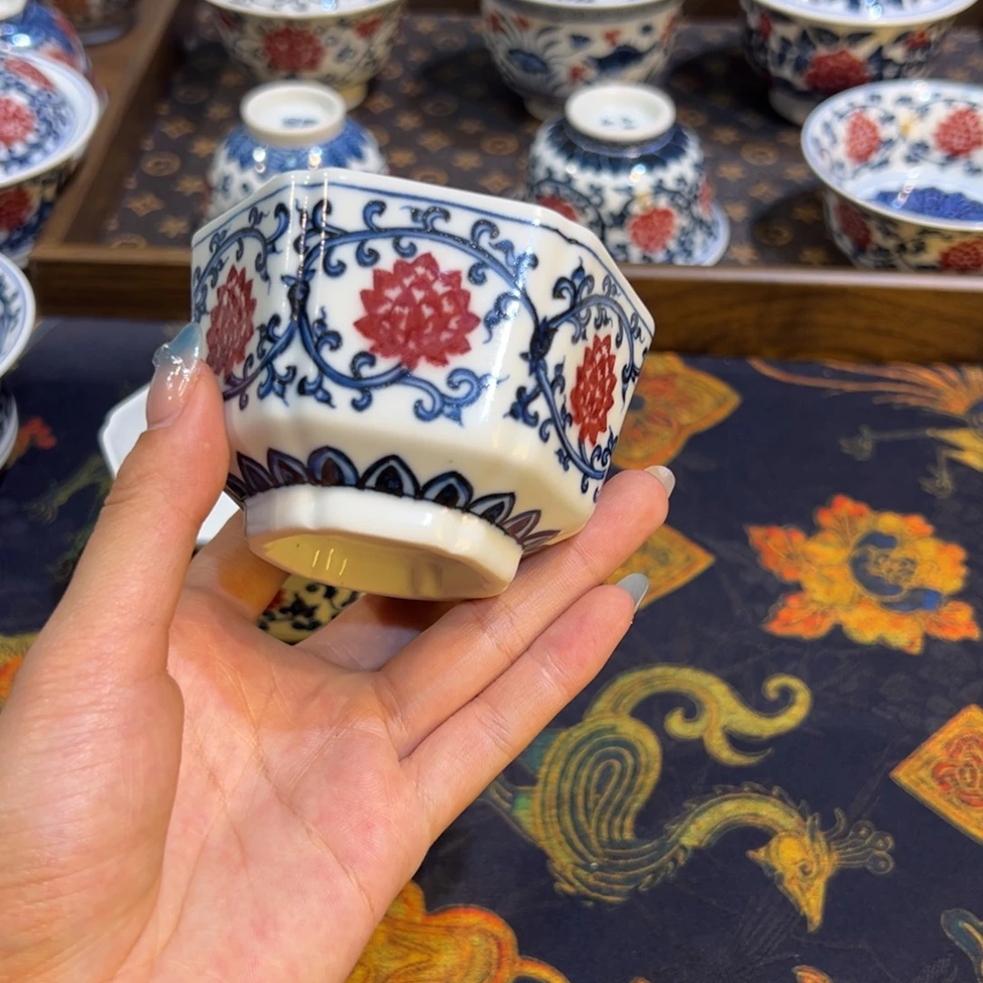 陶瓷摆件景德镇陶瓷茶器百宝箱