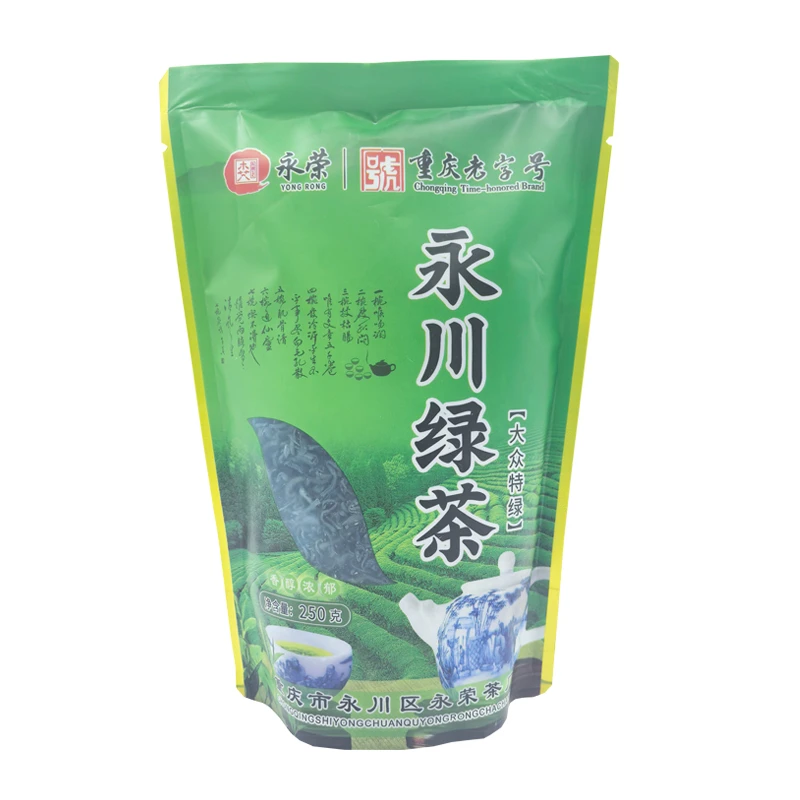 永荣永荣永川绿茶高山云雾早春茶浓香型耐泡口粮茶大众特绿250g