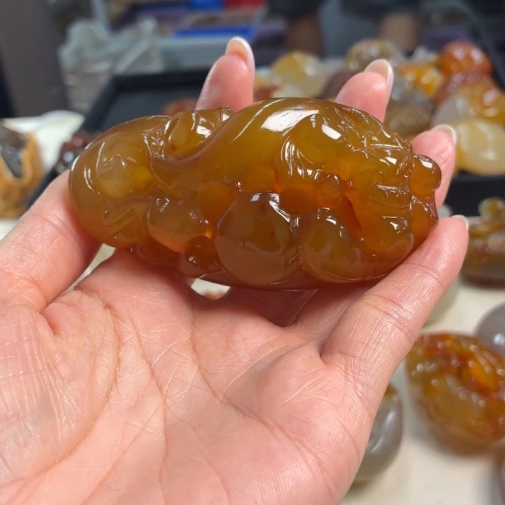 玛瑙/玉髓吊坠(不含链)未镶嵌